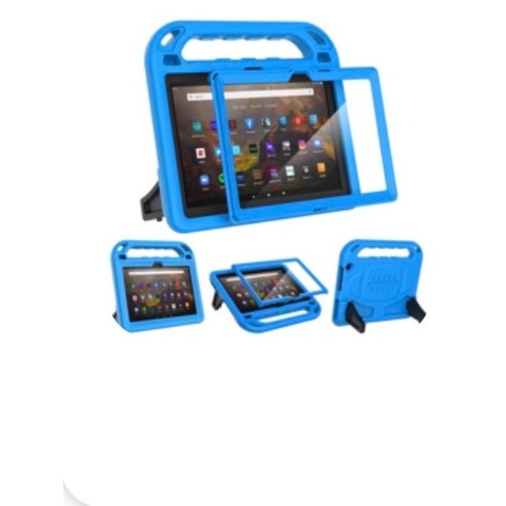 MENZO Blue Fire HD 10 Tablet Case Kids 13th 11th Gen 2023 2021 Shockproof‎ Stand